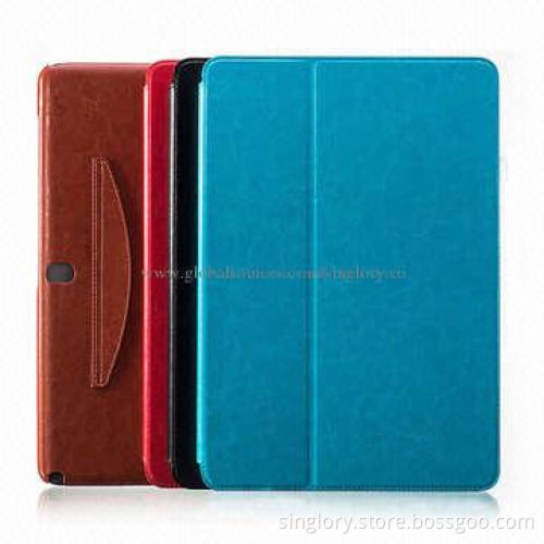 Book Folio Leather Case for Samsung Galaxy Tab Pro 12.2 with Standing Function